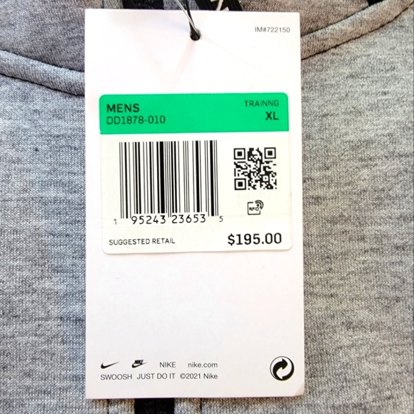 BRAND NEW Nike Jackets & Nike Pro Therma-Fit Full-Zip Fleece Jacket Men's Sz XL - Picture 9 of 9